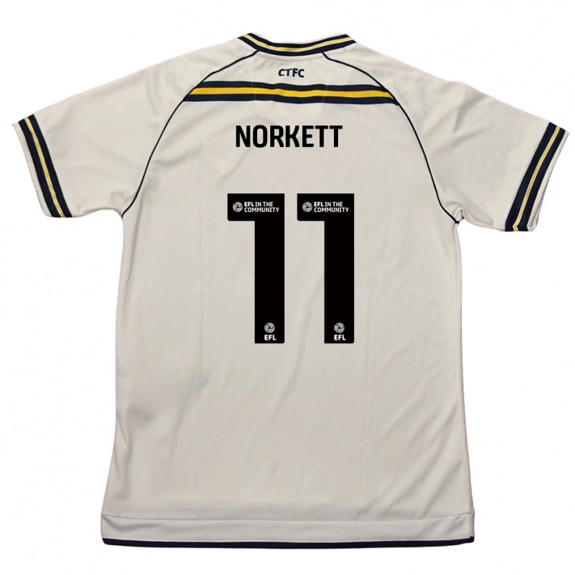 Danxen Kinderen Manni Norkett #11 Wit Marine Uitshirt Uittenue 2025/26 T-Shirt België