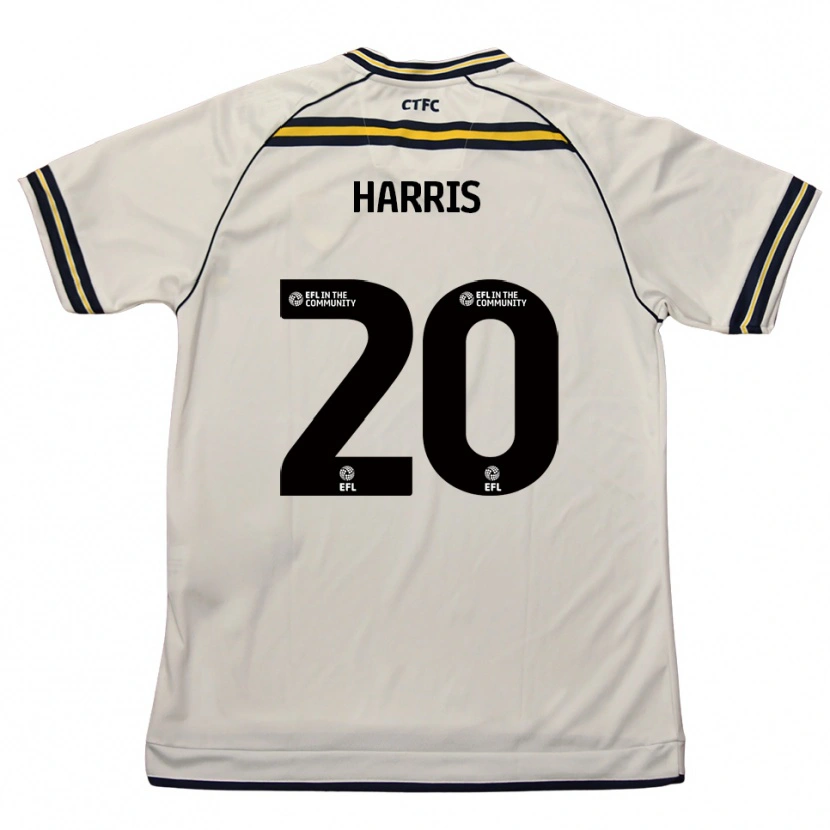 Danxen Kinderen Max Harris #20 Wit Marine Uitshirt Uittenue 2025/26 T-Shirt België