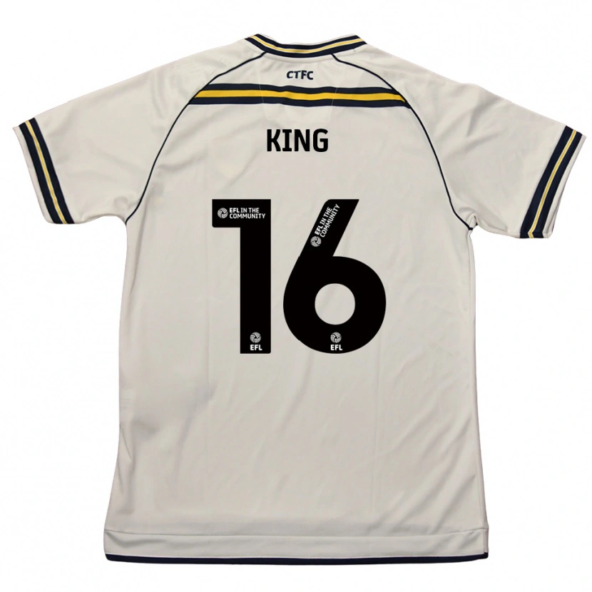 Danxen Kinderen Fred King #16 Wit Marine Uitshirt Uittenue 2025/26 T-Shirt België