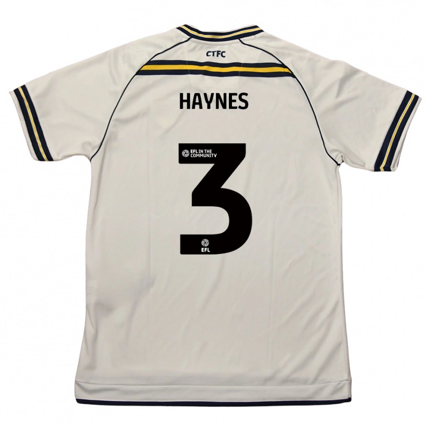 Danxen Kinderen Ryan Haynes #3 Wit Marine Uitshirt Uittenue 2025/26 T-Shirt België