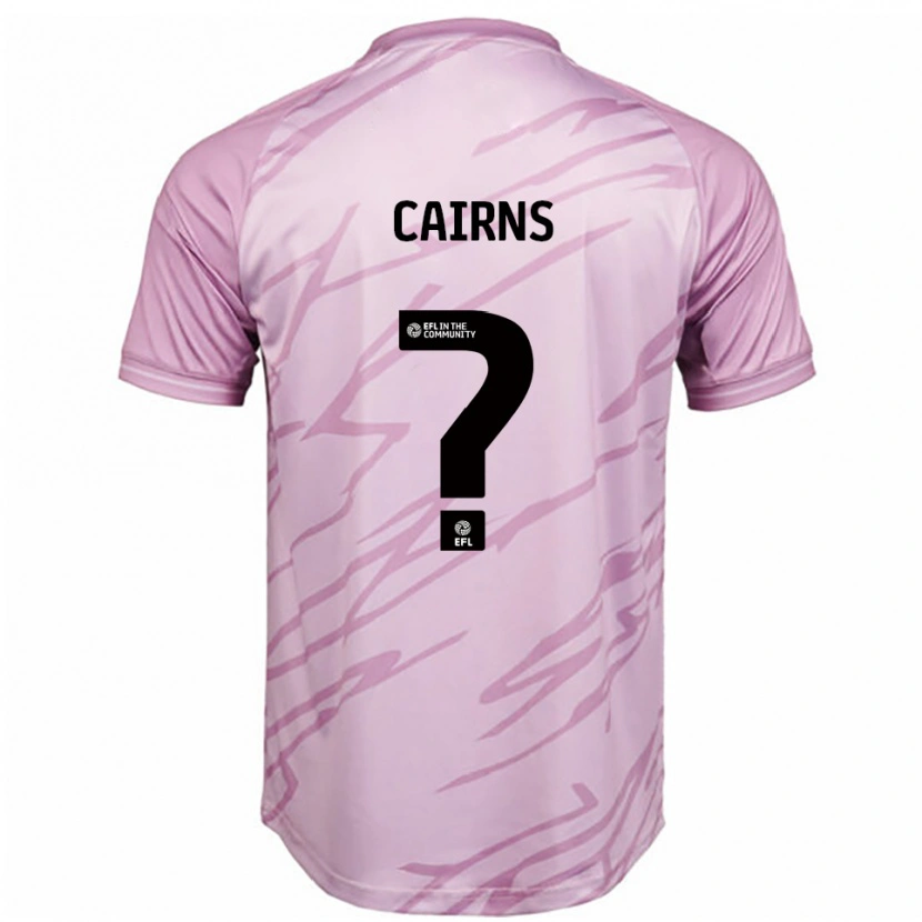 Danxen Kinderen Karsten Cairns #0 Roze Zwart Uitshirt Uittenue 2025/26 T-Shirt België