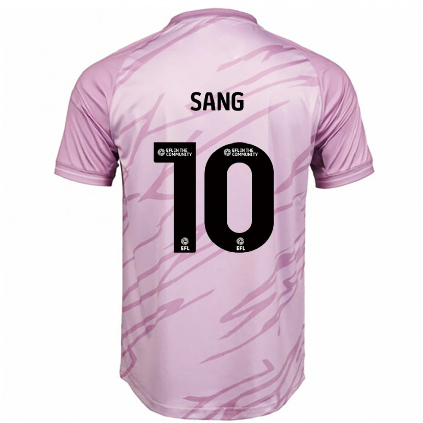 Danxen Kinderen Tom Sang #10 Roze Zwart Uitshirt Uittenue 2025/26 T-Shirt België