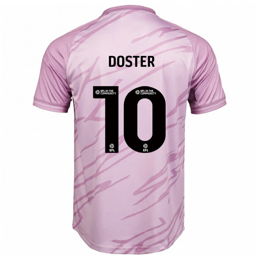 Danxen Kinderen Katie Doster #10 Roze Zwart Uitshirt Uittenue 2025/26 T-Shirt België