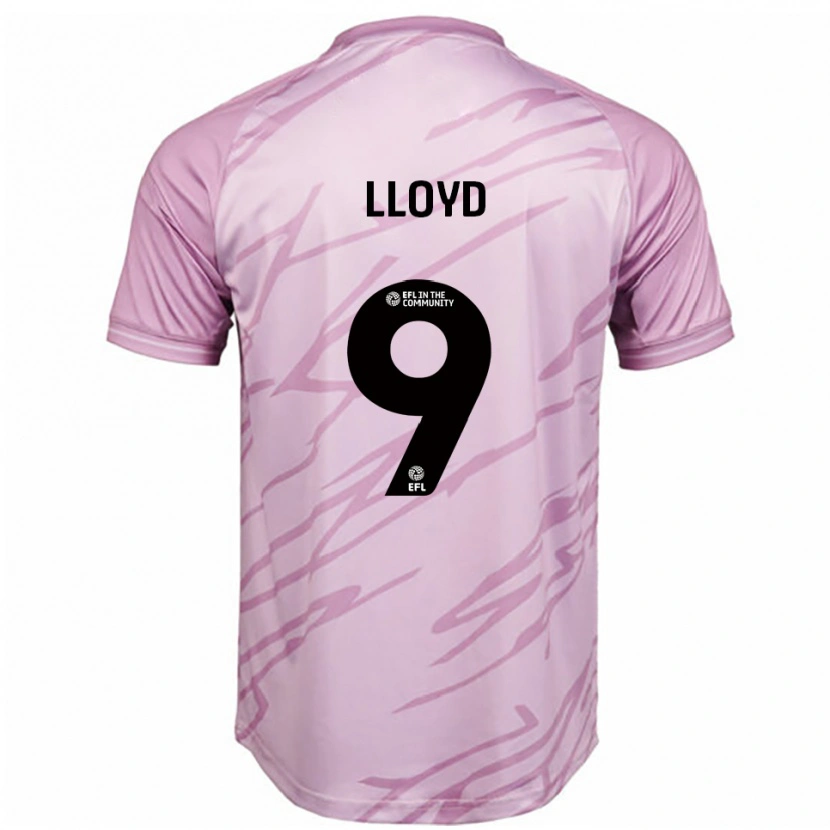 Danxen Kinderen George Lloyd #9 Roze Zwart Uitshirt Uittenue 2025/26 T-Shirt België
