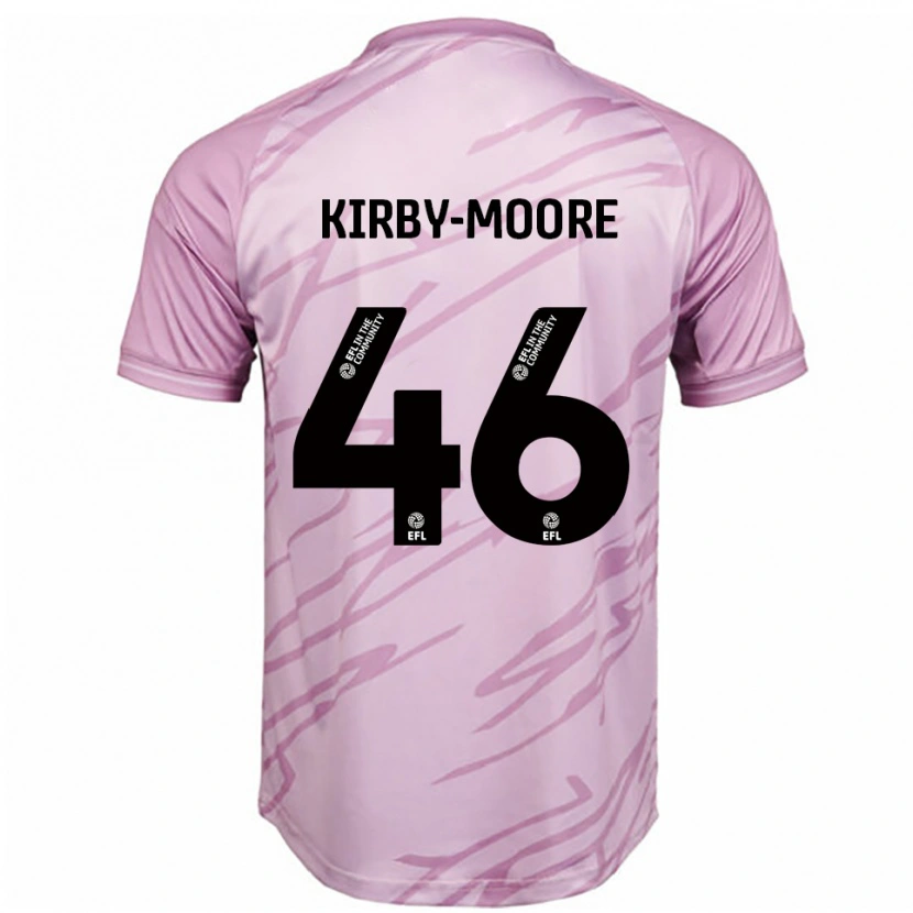 Danxen Kinderen Harvey Kirby-Moore #46 Roze Zwart Uitshirt Uittenue 2025/26 T-Shirt België