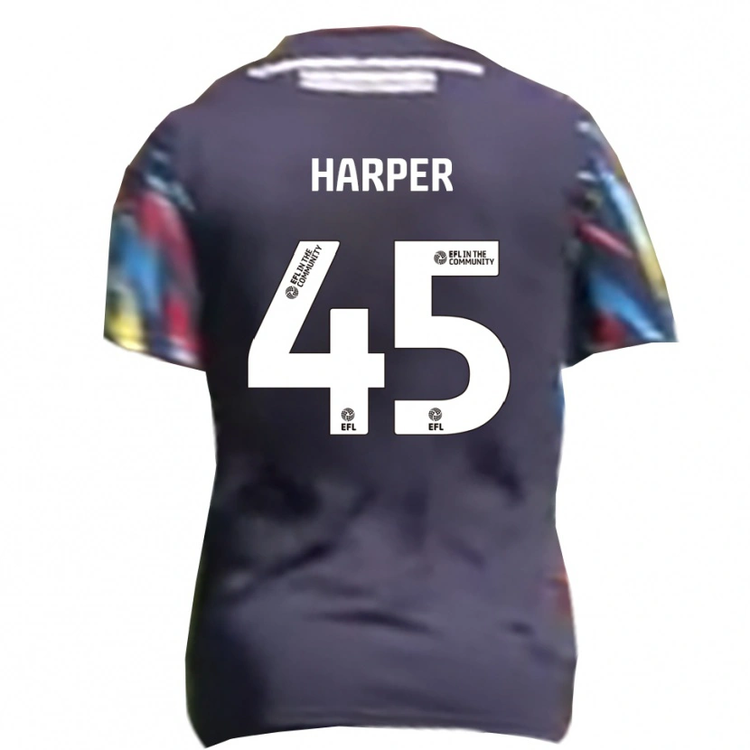 Danxen Kinderen Rekeem Harper #45 Marine Geel Rood Uitshirt Uittenue 2025/26 T-Shirt België