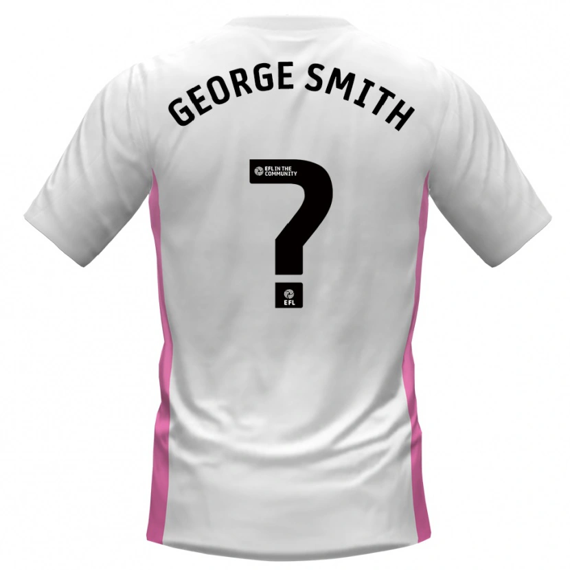 Danxen Kinderen George Smith #0 Wit Rood Uitshirt Uittenue 2025/26 T-Shirt België