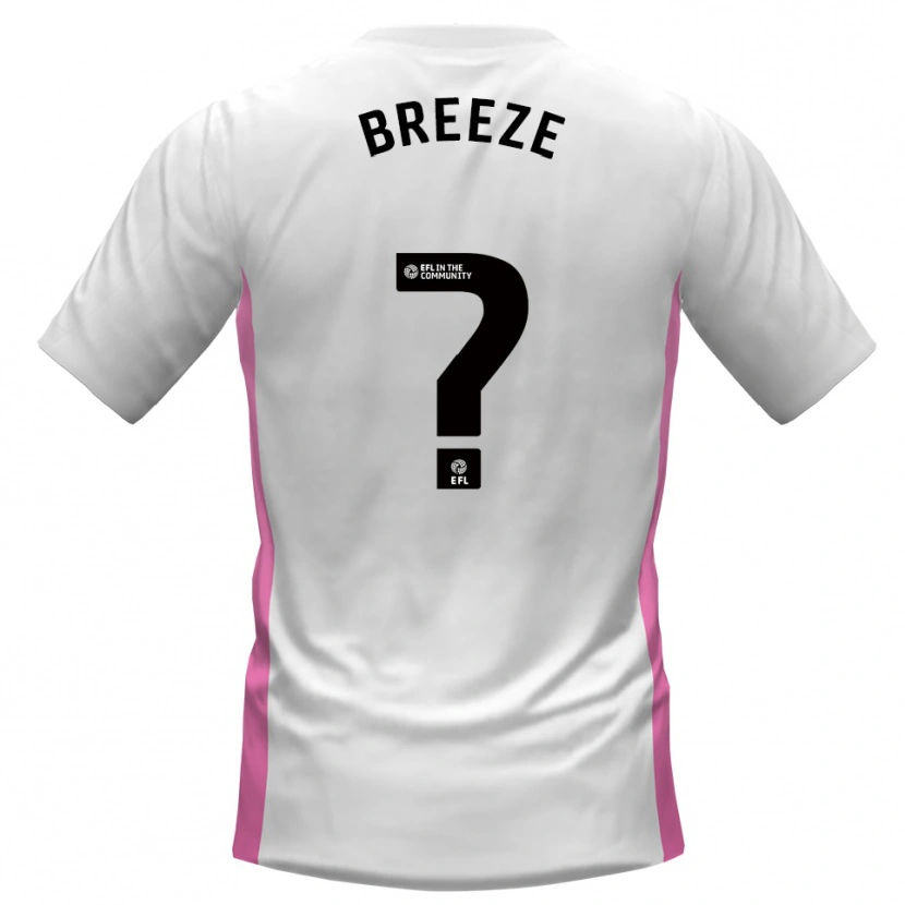 Danxen Kinderen Meghan Breeze #0 Wit Rood Uitshirt Uittenue 2025/26 T-Shirt België
