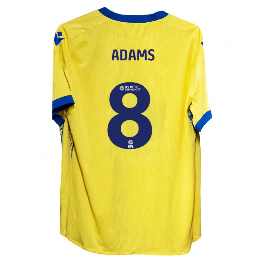 Danxen Kinderen Thalia Adams #8 Geel Blauw Uitshirt Uittenue 2025/26 T-Shirt België