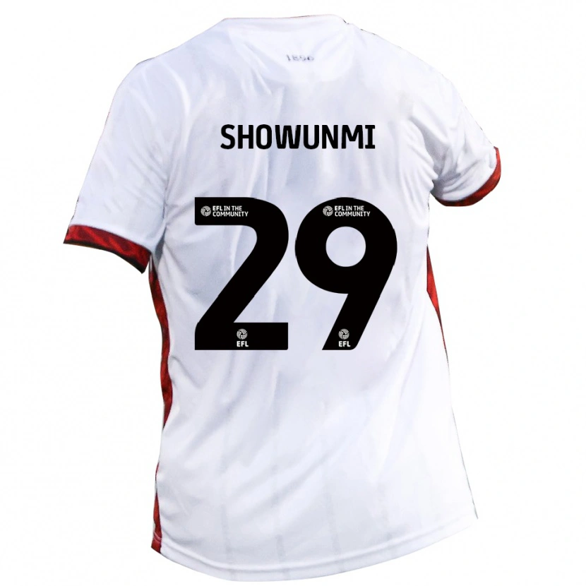 Danxen Kinderen Tola Showunmi #29 Wit Rood Zwart Uitshirt Uittenue 2025/26 T-Shirt België