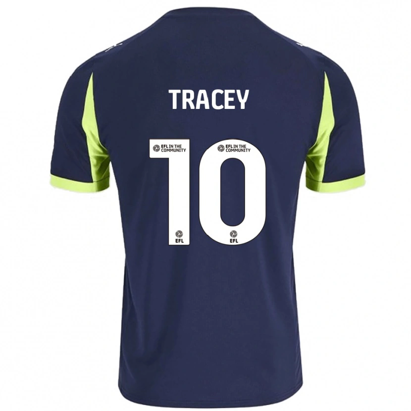 Danxen Kinderen Shilow Tracey #10 Marine Fluorescerend Groen Uitshirt Uittenue 2025/26 T-Shirt België