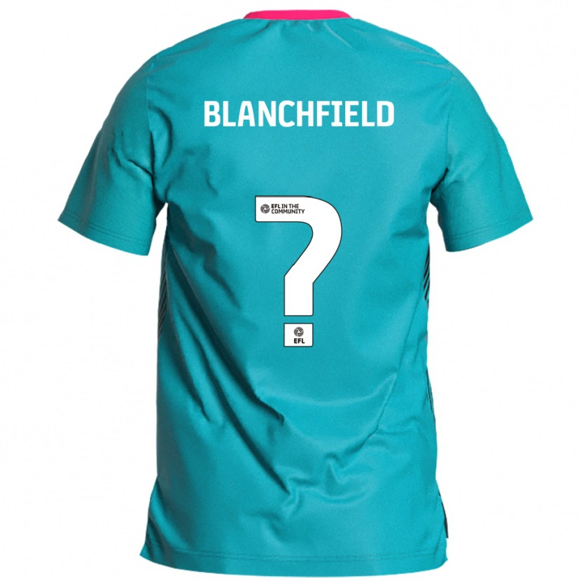 Danxen Kinderen Olivia Blanchfield #0 Hemelsblauw Roze Uitshirt Uittenue 2025/26 T-Shirt België