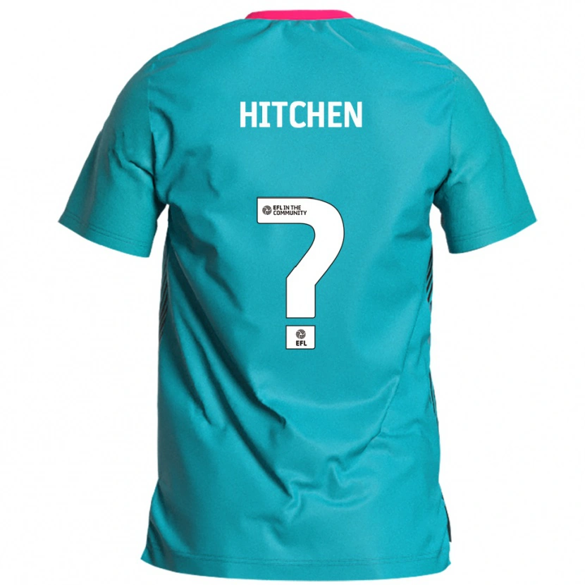 Danxen Kinderen Rebecca Hitchen #0 Hemelsblauw Roze Uitshirt Uittenue 2025/26 T-Shirt België