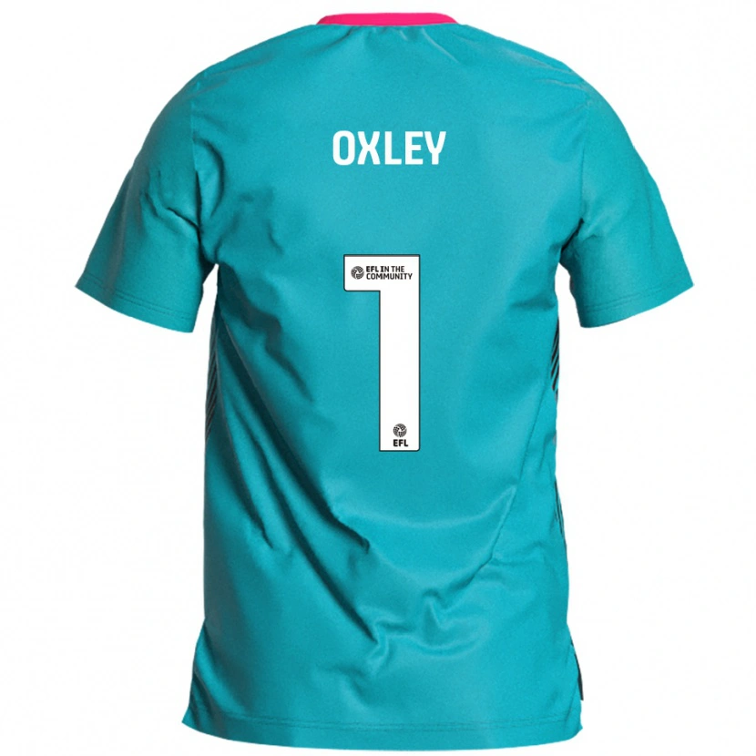 Danxen Kinderen Mark Oxley #1 Hemelsblauw Roze Uitshirt Uittenue 2025/26 T-Shirt België