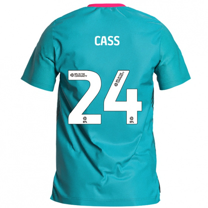 Danxen Kinderen Lewis Cass #24 Hemelsblauw Roze Uitshirt Uittenue 2025/26 T-Shirt België
