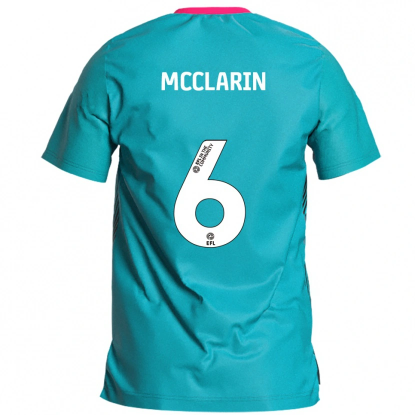 Danxen Kinderen Jack Mcclarin #6 Hemelsblauw Roze Uitshirt Uittenue 2025/26 T-Shirt België
