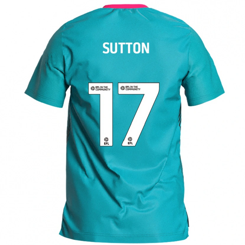 Danxen Kinderen Levi Sutton #17 Hemelsblauw Roze Uitshirt Uittenue 2025/26 T-Shirt België