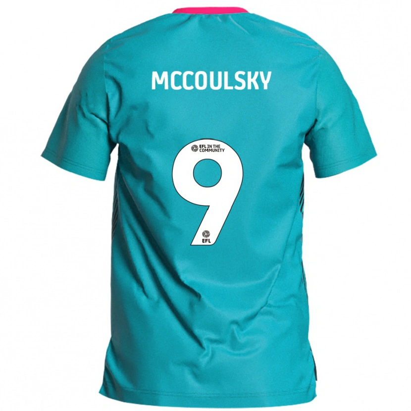 Danxen Kinderen Shawn Mccoulsky #9 Hemelsblauw Roze Uitshirt Uittenue 2025/26 T-Shirt België