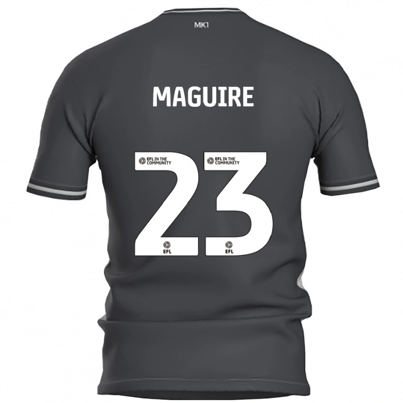 Danxen Kinderen Laurence Maguire #23 Grijs Zilver Uitshirt Uittenue 2025/26 T-Shirt België