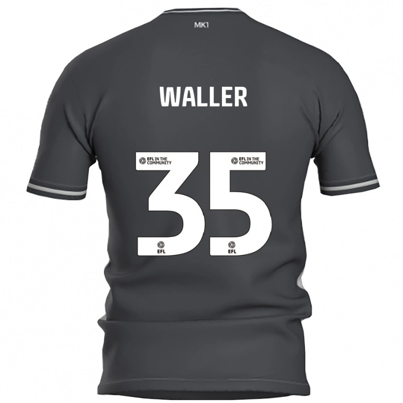 Danxen Kinderen Charlie Waller #35 Grijs Zilver Uitshirt Uittenue 2025/26 T-Shirt België