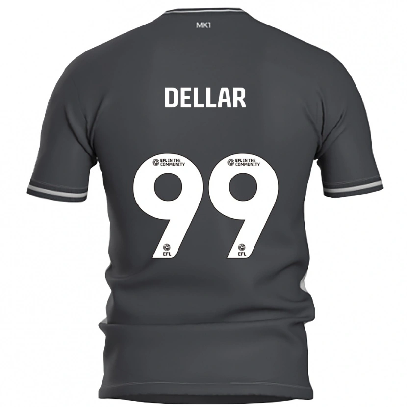 Danxen Kinderen Megan Dellar #99 Grijs Zilver Uitshirt Uittenue 2025/26 T-Shirt België