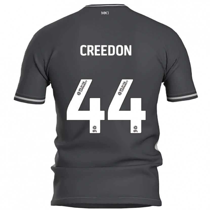 Danxen Kinderen Erin Creedon #44 Grijs Zilver Uitshirt Uittenue 2025/26 T-Shirt België