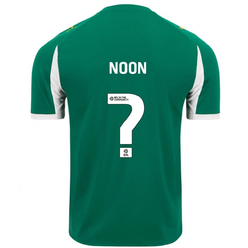 Danxen Kinderen Zac Noon #0 Groen Wit Uitshirt Uittenue 2025/26 T-Shirt België