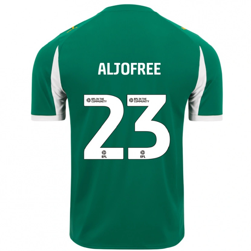 Danxen Kinderen Sonny Aljofree #23 Groen Wit Uitshirt Uittenue 2025/26 T-Shirt België