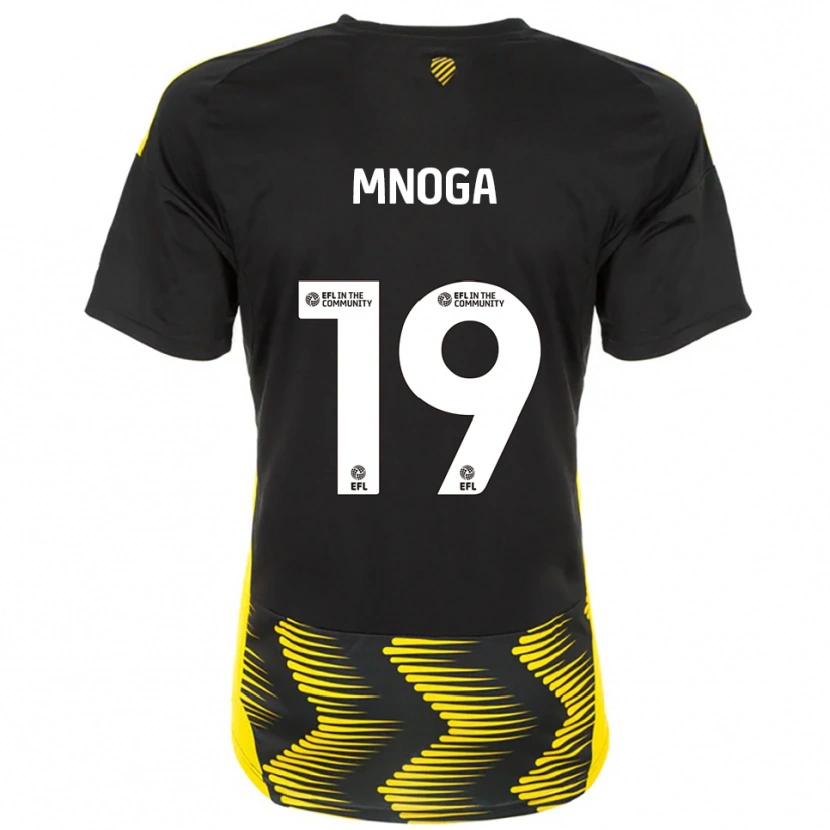 Danxen Kinderen Haji Mnoga #19 Zwart Geel Uitshirt Uittenue 2025/26 T-Shirt België