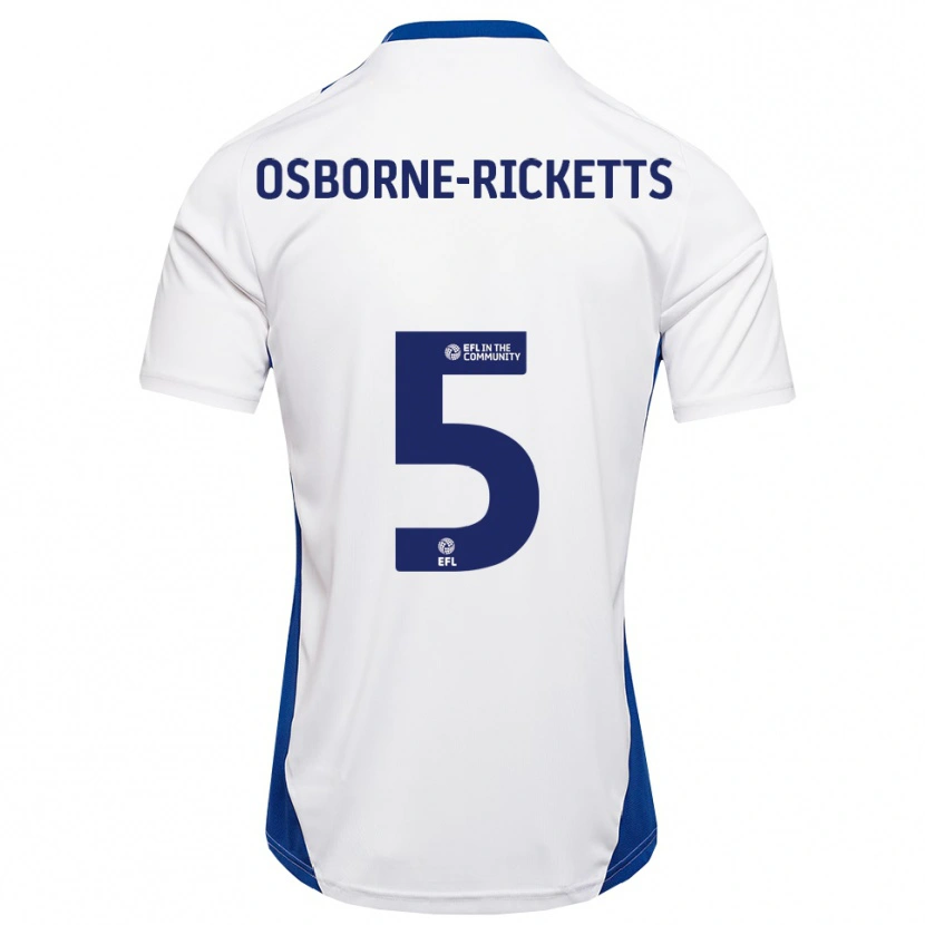 Danxen Kinderen Sahara Osborne-Ricketts #5 Wit Blauw Uitshirt Uittenue 2025/26 T-Shirt België