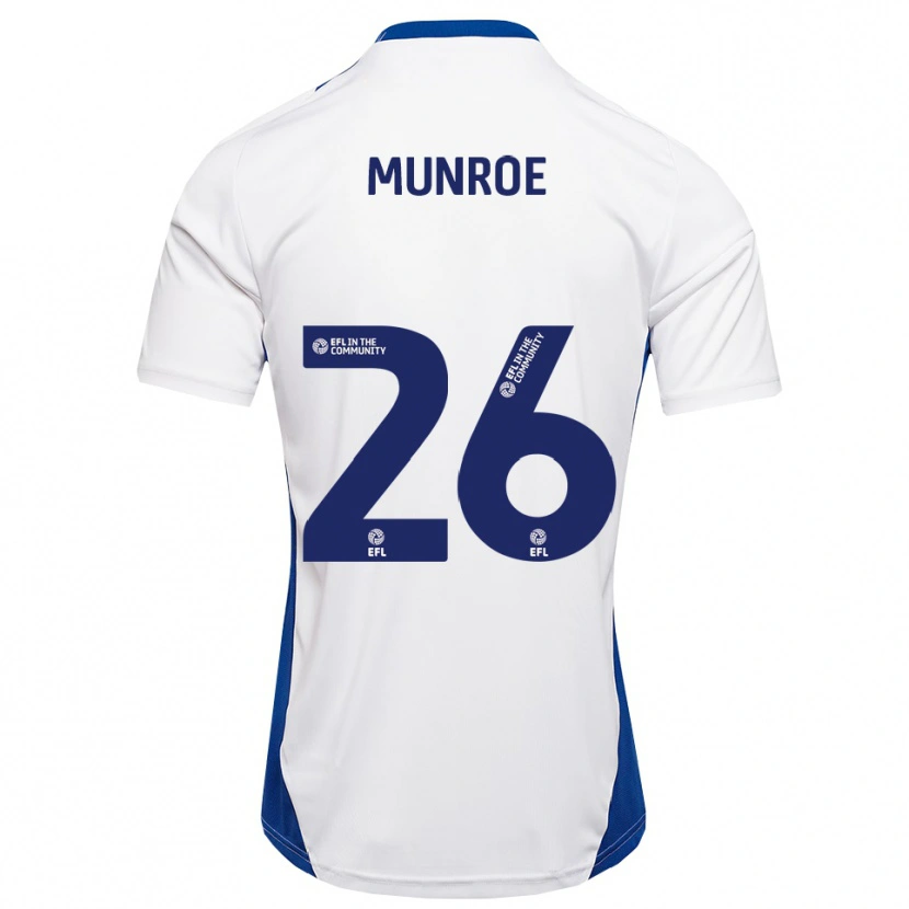 Danxen Kinderen Finley Munroe #26 Wit Blauw Uitshirt Uittenue 2025/26 T-Shirt België
