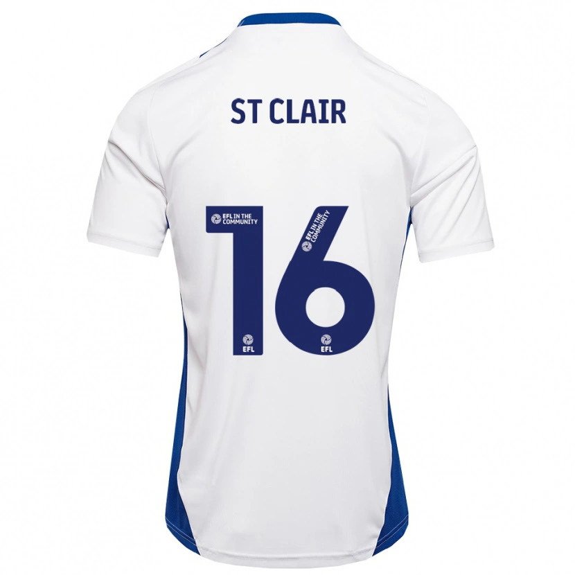Danxen Kinderen Tori St Clair #16 Wit Blauw Uitshirt Uittenue 2025/26 T-Shirt België