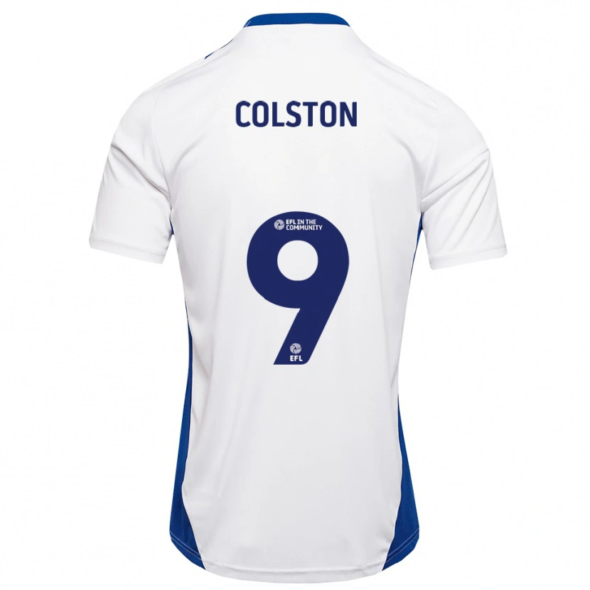 Danxen Kinderen Annie Colston #9 Wit Blauw Uitshirt Uittenue 2025/26 T-Shirt België