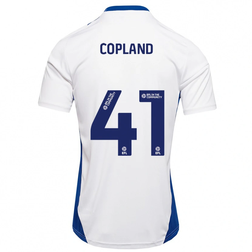 Danxen Kinderen Jack Copland #41 Wit Blauw Uitshirt Uittenue 2025/26 T-Shirt België