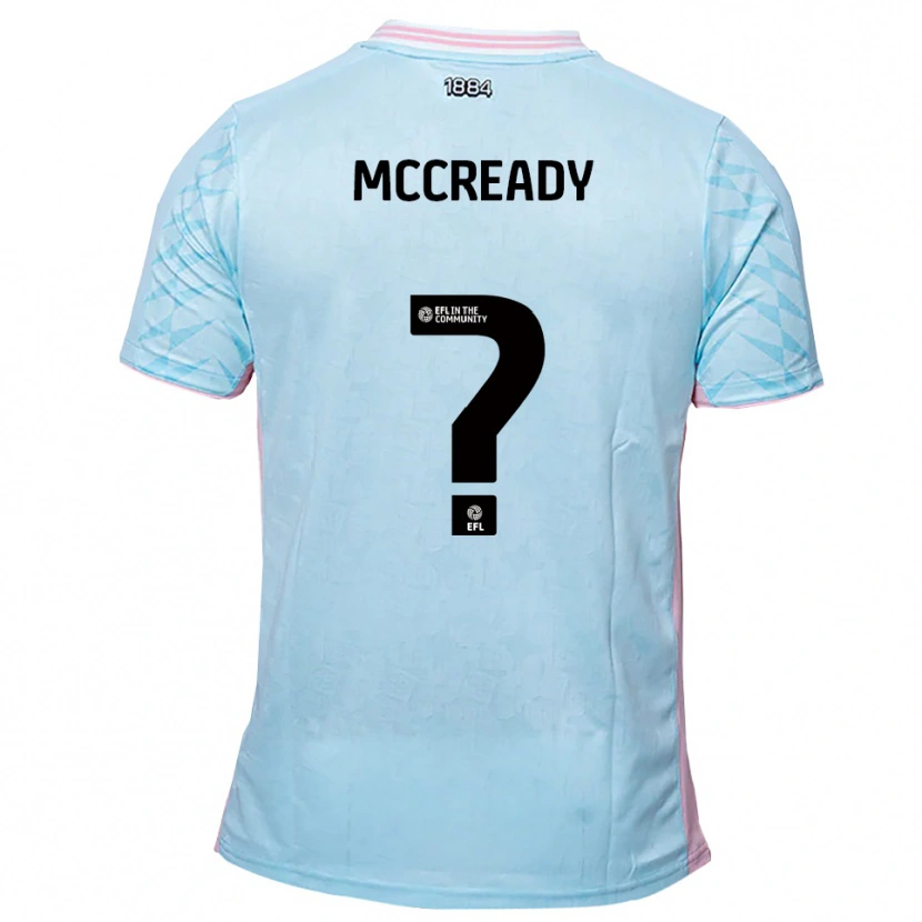Danxen Kinderen Anya Mccready #0 Hemelsblauw Roze Uitshirt Uittenue 2025/26 T-Shirt België