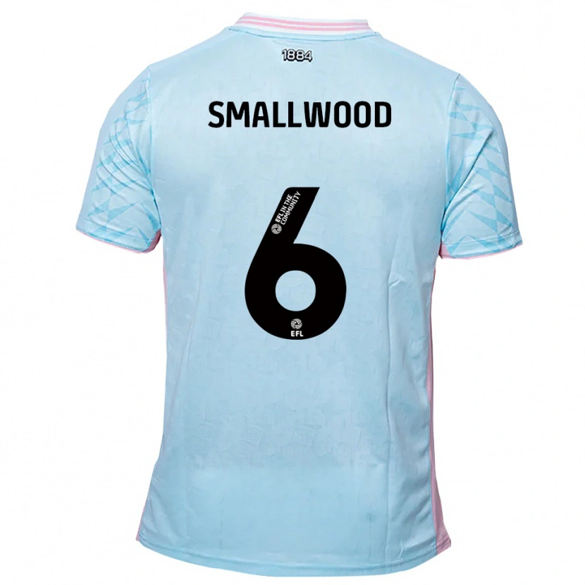 Danxen Kinderen Richard Smallwood #6 Hemelsblauw Roze Uitshirt Uittenue 2025/26 T-Shirt België