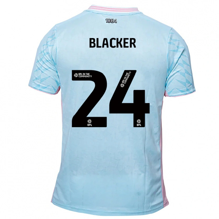 Danxen Kinderen Billy Blacker #24 Hemelsblauw Roze Uitshirt Uittenue 2025/26 T-Shirt België