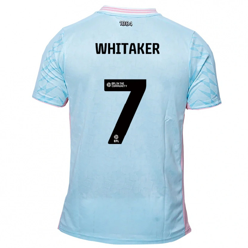 Danxen Kinderen Charlie Whitaker #7 Hemelsblauw Roze Uitshirt Uittenue 2025/26 T-Shirt België