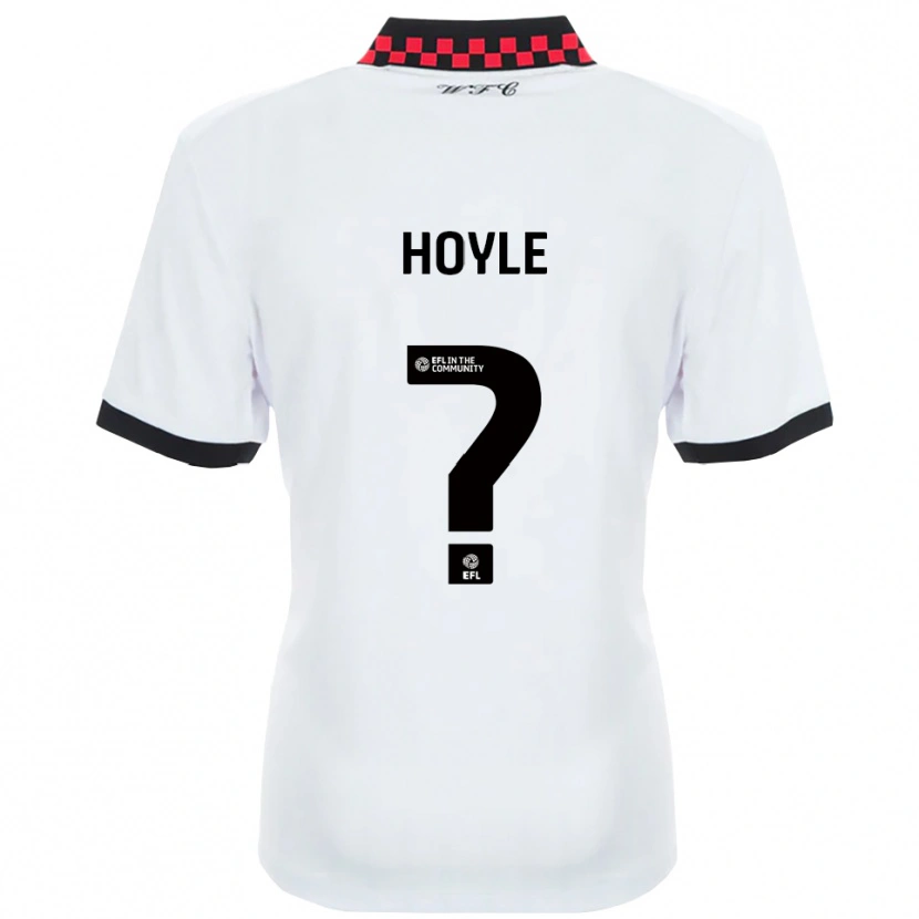 Danxen Kinderen Lauren Hoyle #0 Wit Zwart Uitshirt Uittenue 2025/26 T-Shirt België