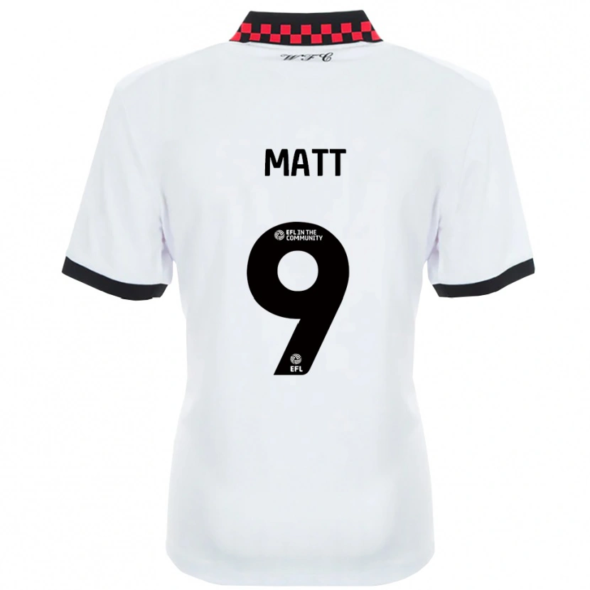 Danxen Kinderen Jamille Matt #9 Wit Zwart Uitshirt Uittenue 2025/26 T-Shirt België