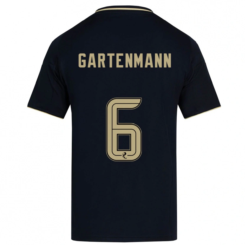 Danxen Kinderen Stefan Gartenmann #6 Marine Goud Uitshirt Uittenue 2025/26 T-Shirt België