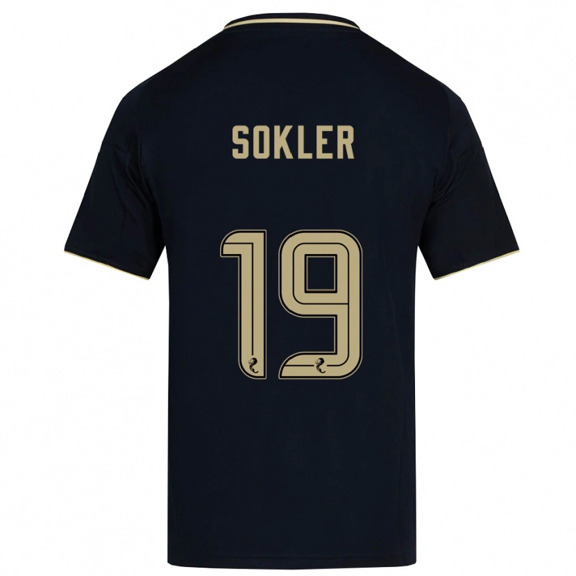 Danxen Kinderen Ester Sokler #19 Marine Goud Uitshirt Uittenue 2025/26 T-Shirt België