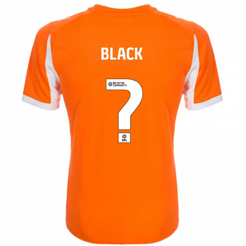 Danxen Heren Olivia Black #0 Oranje Wit Thuisshirt Thuistenue 2025/26 T-Shirt België