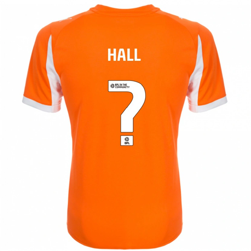 Danxen Heren Libby Hall #0 Oranje Wit Thuisshirt Thuistenue 2025/26 T-Shirt België