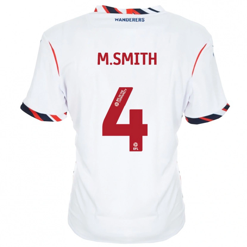 Danxen Heren Millicent Smith #4 Wit Rood Thuisshirt Thuistenue 2025/26 T-Shirt België