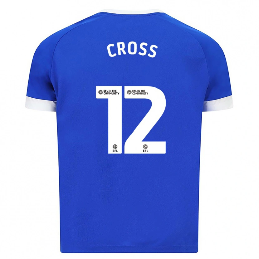 Danxen Heren Alex Cross #12 Blauw Wit Thuisshirt Thuistenue 2025/26 T-Shirt België