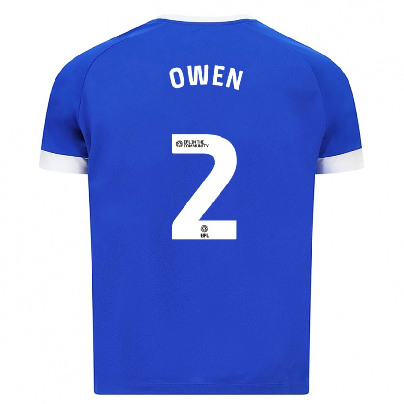 Danxen Heren Lisa Owen #2 Blauw Wit Thuisshirt Thuistenue 2025/26 T-Shirt België