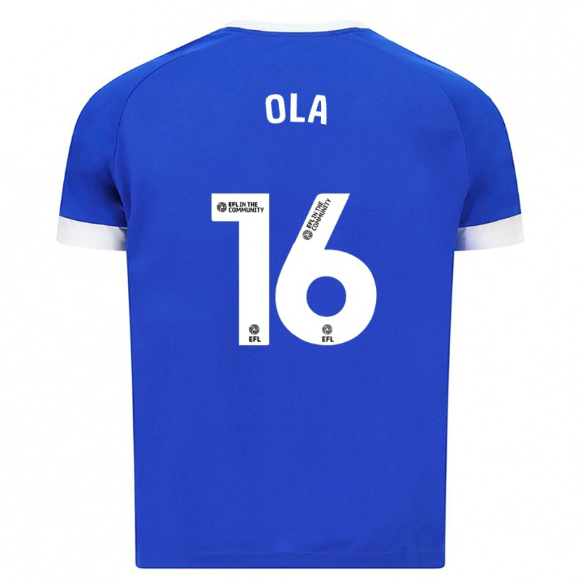 Danxen Heren Daniel Ola #16 Blauw Wit Thuisshirt Thuistenue 2025/26 T-Shirt België