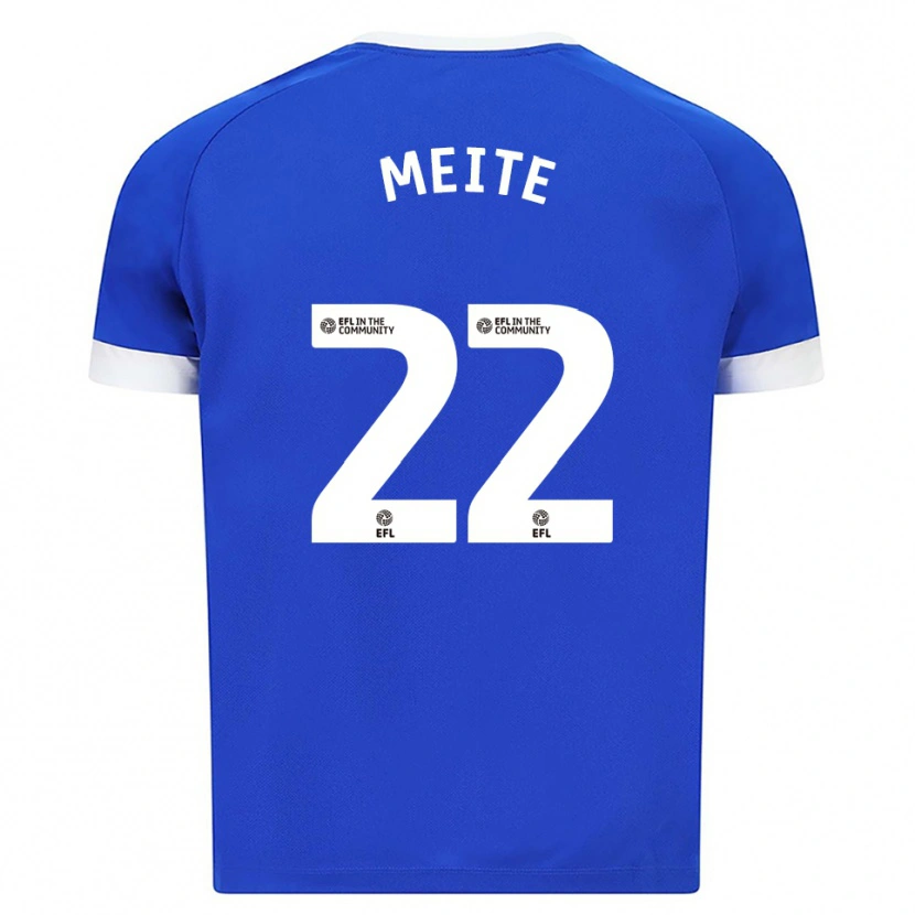Danxen Heren Yakou Méïté #22 Blauw Wit Thuisshirt Thuistenue 2025/26 T-Shirt België