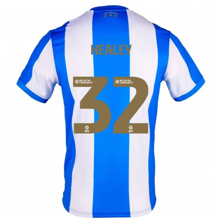 Danxen Heren Rhys Healey #32 Blauw Wit Thuisshirt Thuistenue 2025/26 T-Shirt België